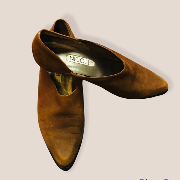 Nicole Vintage Suede Bootie Shoes - Picture 3 of 8